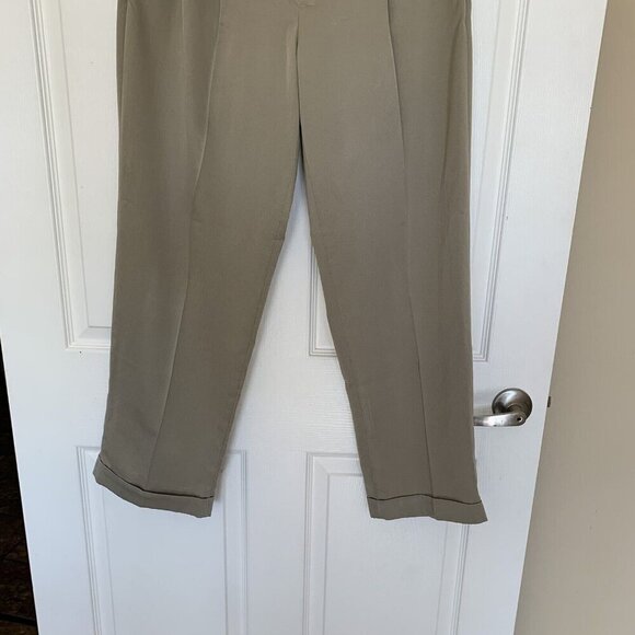PGA Champion Tour Khaki Pants Men’s 34” x 30” Pleated Front Cuffed Hem - Picture 3 of 9